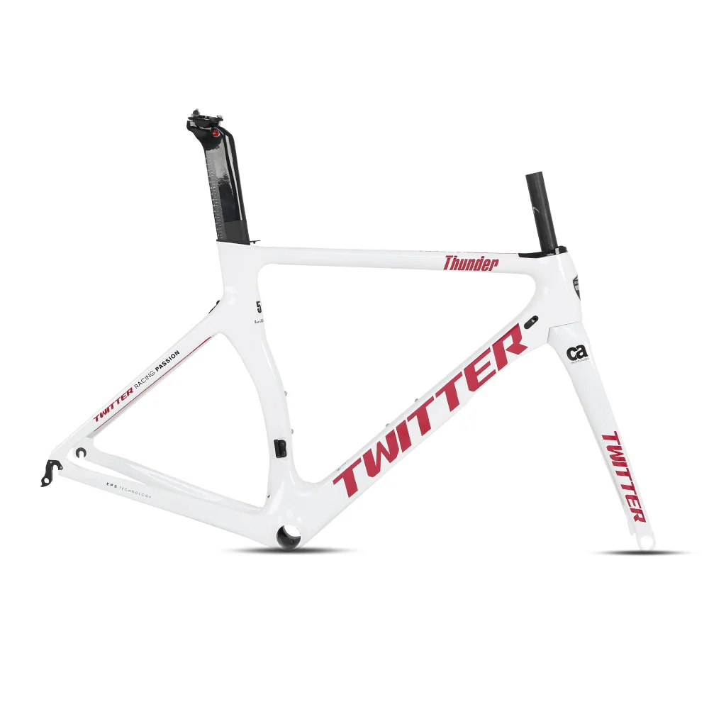 Twitter Thunder T800 Carbon Fiber Aero Frame for Road Bicycles