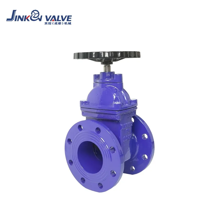 Manual Soft Seal Gate Valve German Flange | Ductile Iron EPDM Sealed PN10/PN16 DN50-DN600 for Water Treatment Valve VALVE