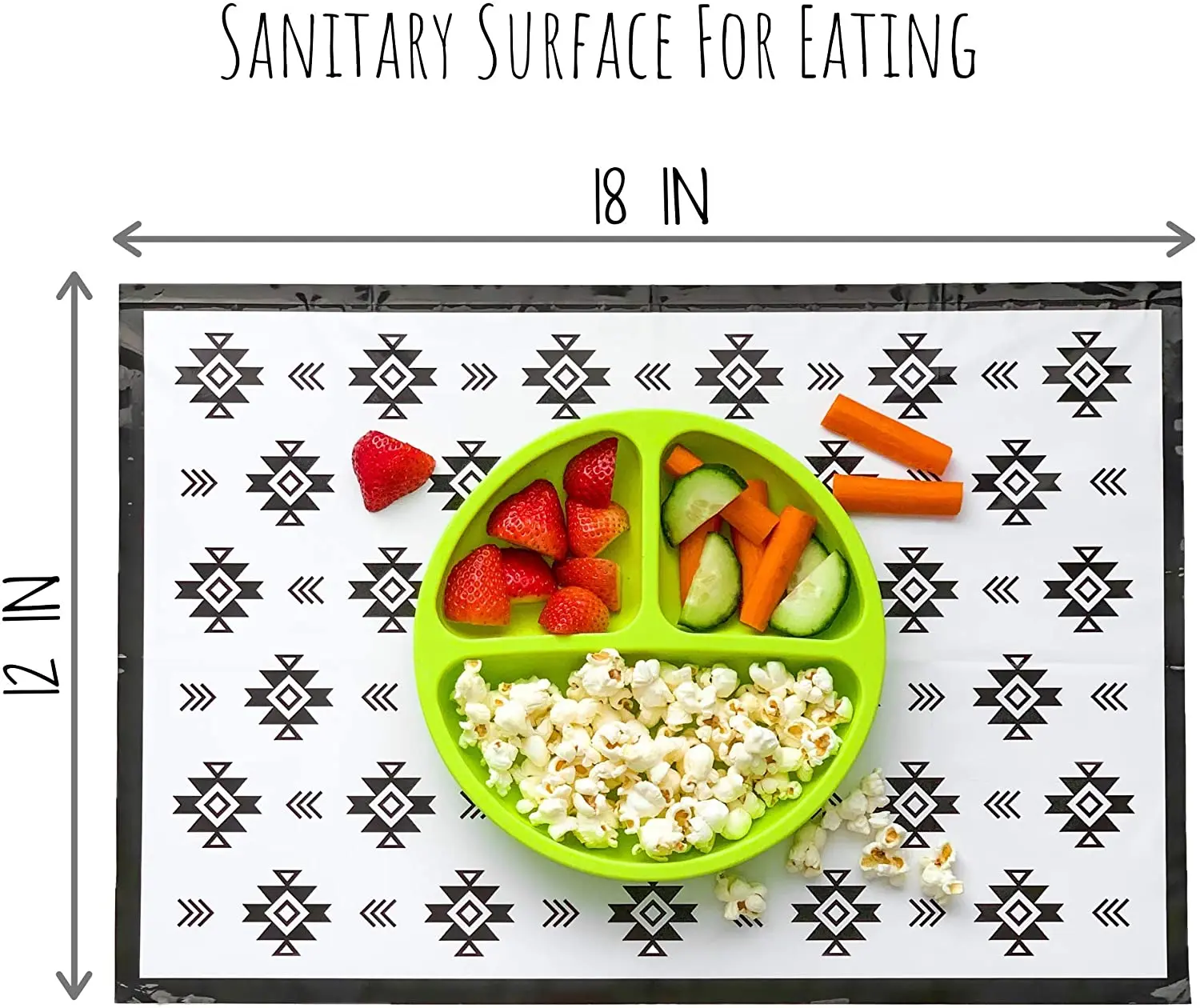 Wholesale Baby Learning Disposable Plastic Placemat Foldable Custom