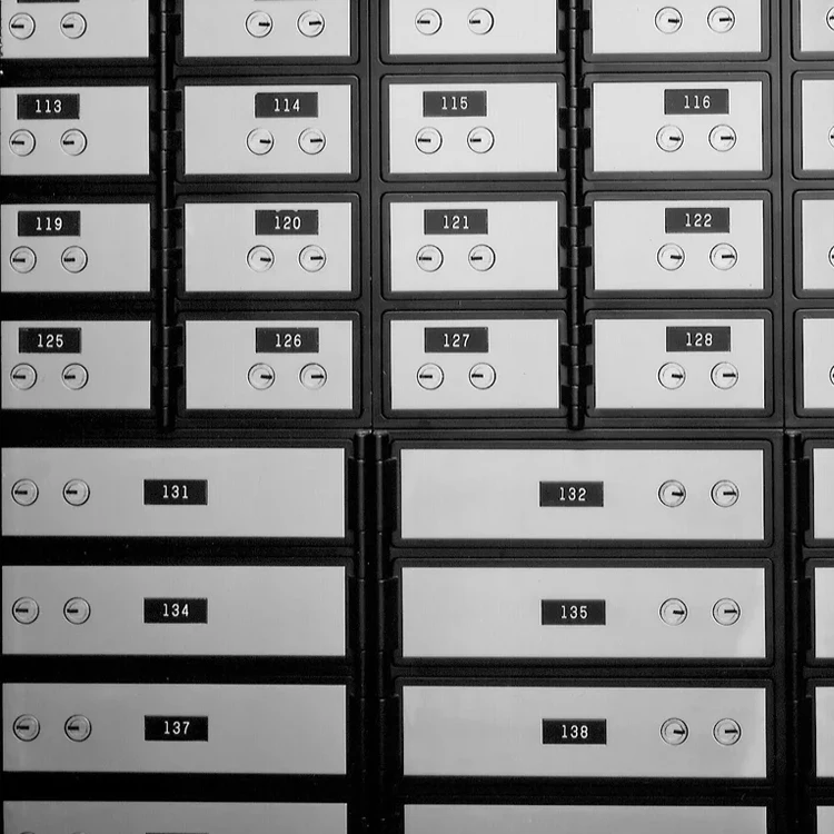 CEQSAFE High Security Stainless Steel Metal Strong Vault Room Bank Safe Deposit Box