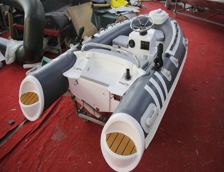 Center Console Inflatable Rib Boat With Steering Hypalon or PVC Boats RIB-300C