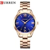 6 Rose Case Blue Dial