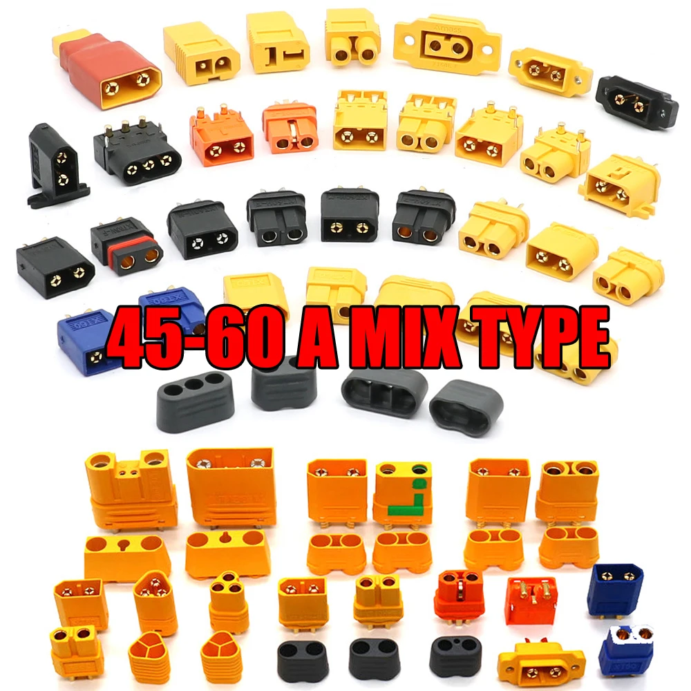 Amass Connector 45-60A 500V DC MIX MEX100 XT120 AS120 Lithium Battery Connector