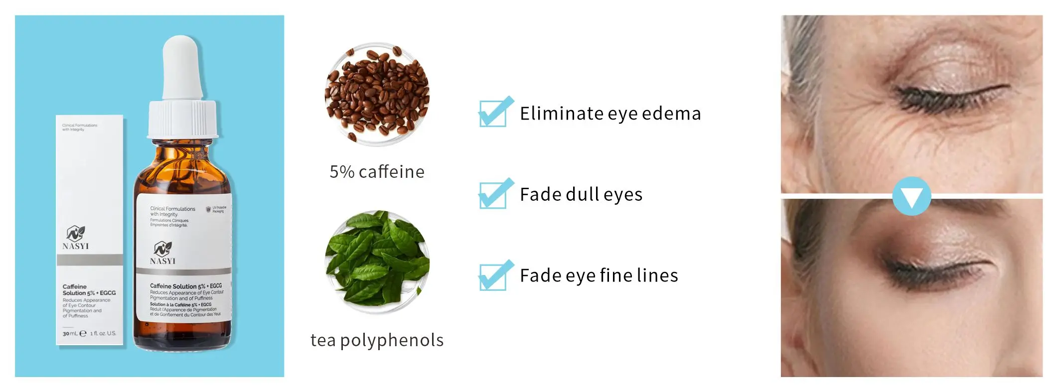 Free Sample Aha Bha Niacinamide Zinc Hyaluronic Acid B5 Retinol Facial