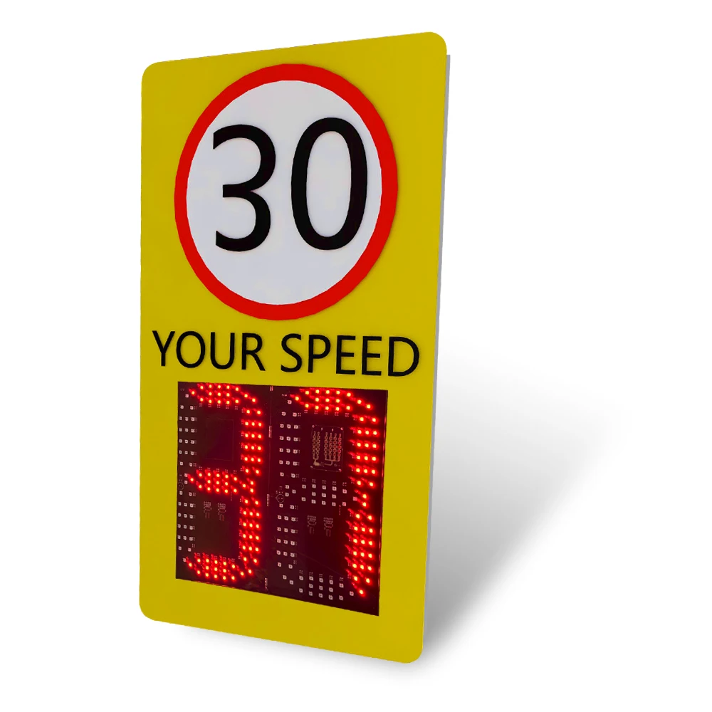 Speed Radar Sign With Radar