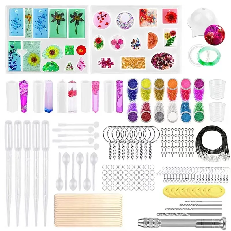 Epoxy Resin Craft Set For Diy Letters Jewelry Making Accessory Kit For ...