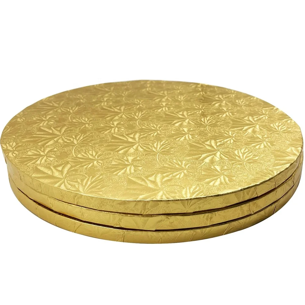 Hot Sale Cardboard Cake Drum Round 3mm Thick Cake Board pad base for cake