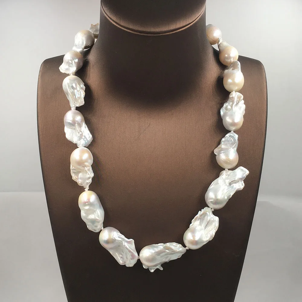 Coppia Barocca APC Di Perle Dei Mari Del Sud Provenienti Dall - Foto 2