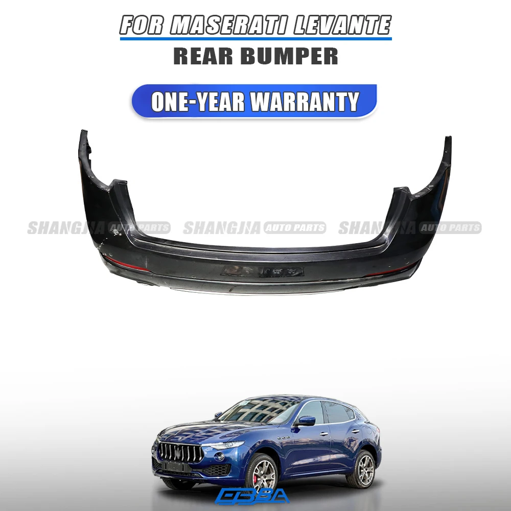 Good Quality ABS Plastic Used Car Parts Rear Bumper For Maserati Levante 2017 OE 670085550