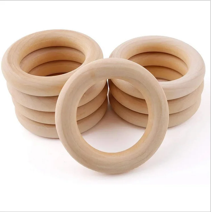 DIY large hole wooden bead rope with tassel case for wood beads