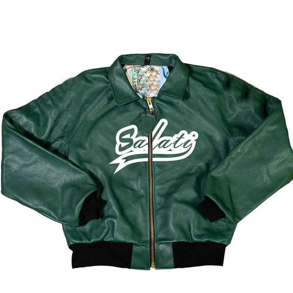 For Custom Wholesale Winter Casual Windproof Polyester/Cotton Zipper Regular Length Bomber Jacket for Men gallery 9