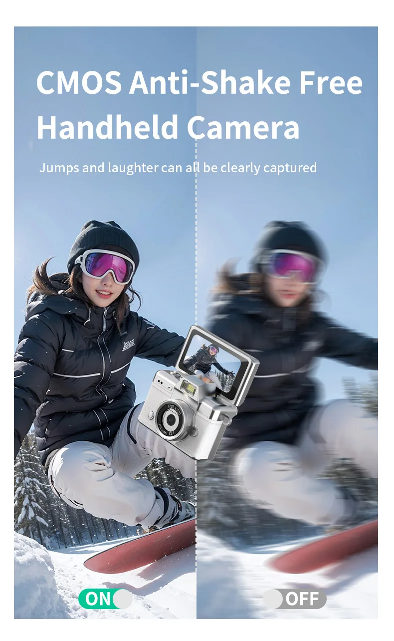 Digital Mini Camera With Flip Screen For High Definition Photos_voghion.com