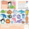 Puzzle magnétique à 6 pièces avec emballage en boîte couleur entièrement en anglais.