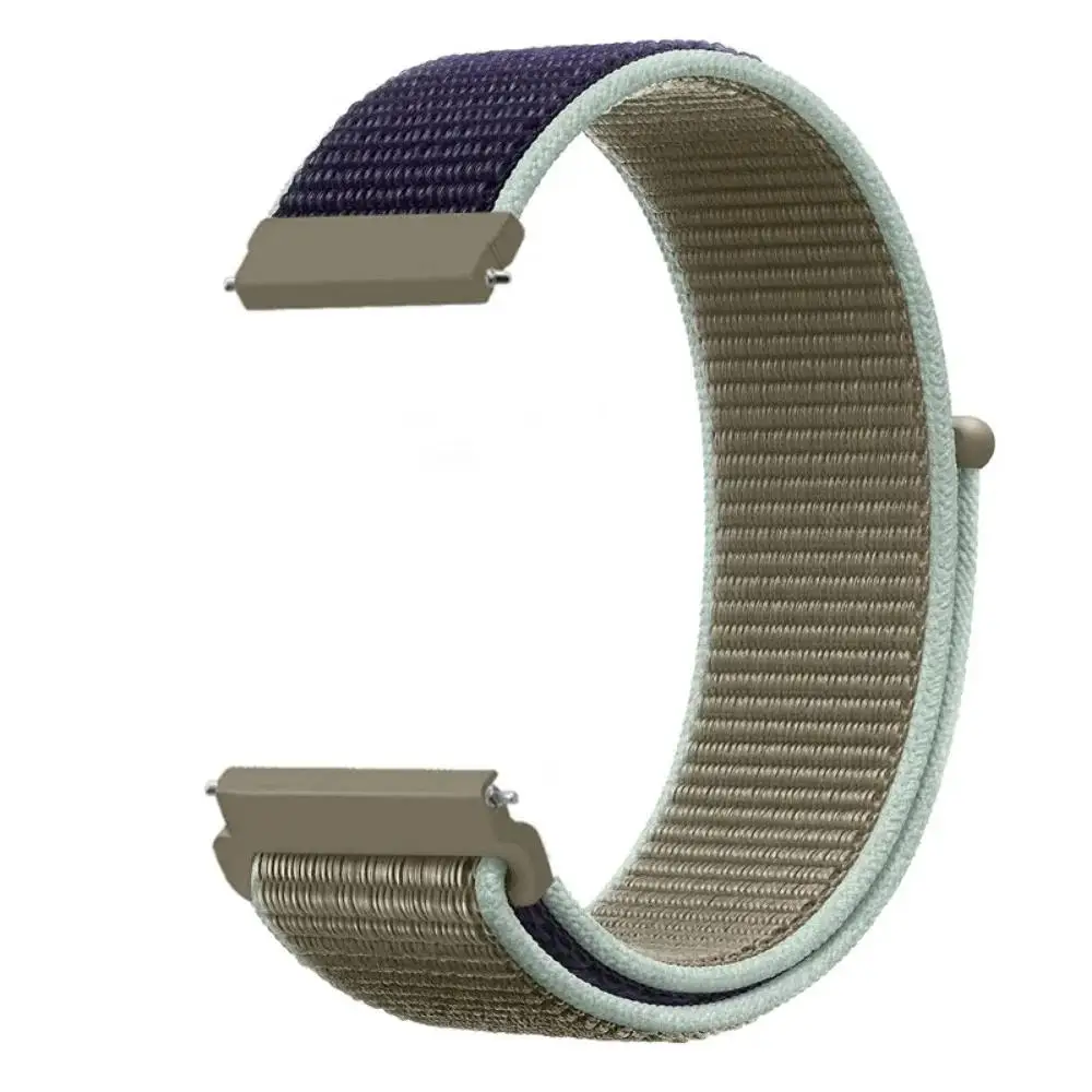 Garmin Forerunner 255/265M/245/645/158/Venu 2Plus/Vivoactive 5/4/3 Bracelet Strap Nylon Loop Band for Smartwatch