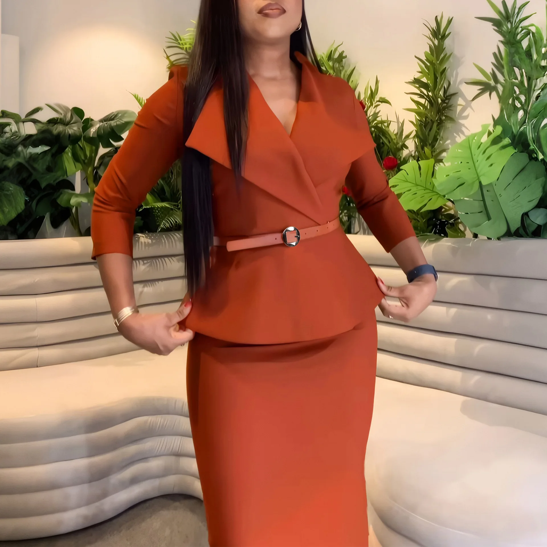 【新品値札付き】AMERI SOPHISTICATED PEPLUM DRESS アメリ AMERI SOPHISTICATED PEPLUM DRESS