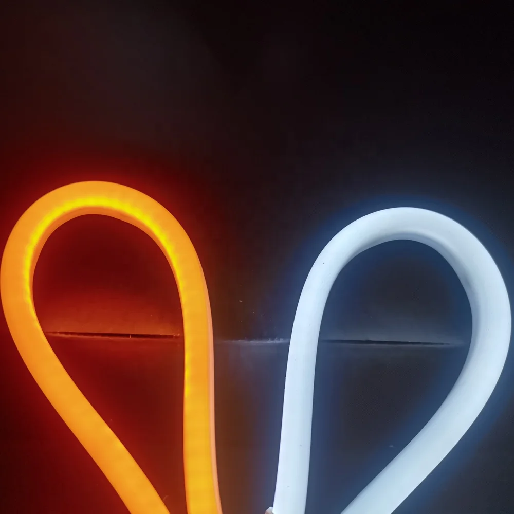 Switchback LED Strips Light White Amber Sequential Flex Tube Strips Turn Light signal