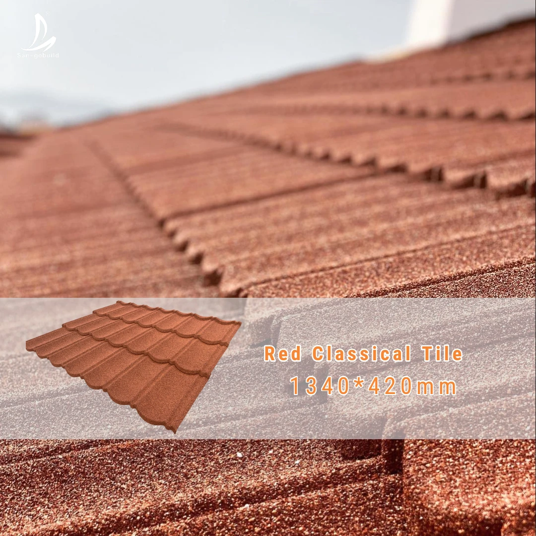 Galvanized Tile Stone Coated Interlocking Roofing Shingles Decorative Roofing