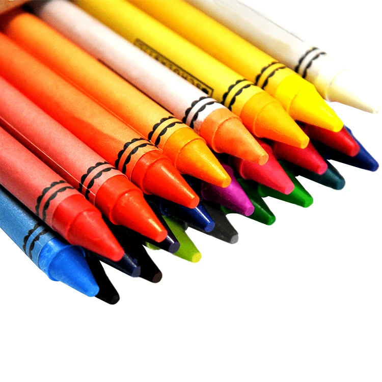 Wholesale Cheap Nontoxic Washable Crayons 6 8 12 16 20 24 48 Colors