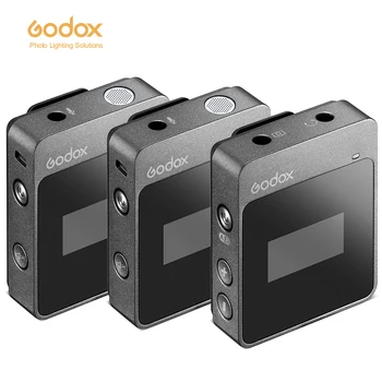 Godox MoveLink M1 M2 2.4GHz Wireless Lavalier Microphone for DSLR Cameras Camcorders Smartphones, and Tablets for YouTube