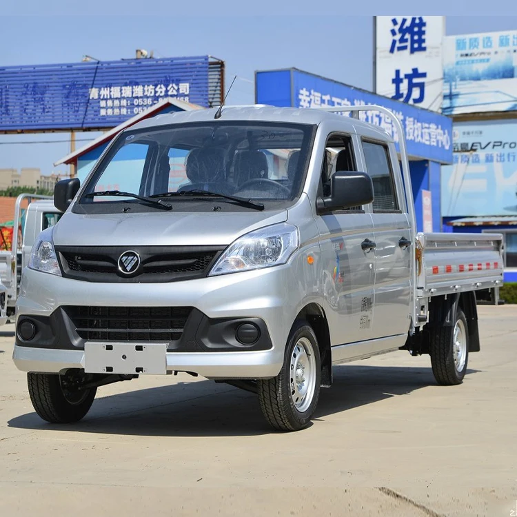 China Brand Foton 4x2 Cargo Truck Foton Xiangling V1 2tons 90hp Cheap Small Mini Cargo Light Lorry Truck For Sale