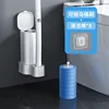 Brosse de toilette avec 8 têtes de brosse