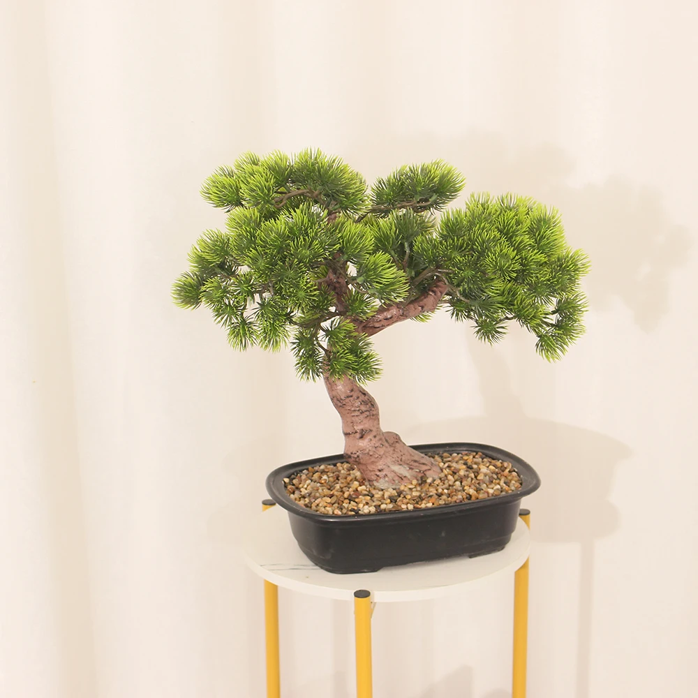 JIAWEI JWT3814 Black Pot Bonsai Tree 40CM PE Environmental Friendly Natural Touch Interior Decoration Home Offices Artificial - Image 5