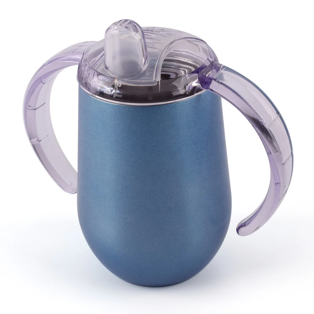 10 oz Stainless Steel Insulated Baby Sippy Cup Tumbler With Double Handles|  Alibaba.com