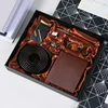 7-piece set in coffee color