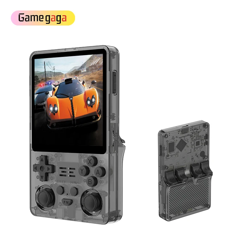 Yo Powkiddy RGB20SX Handheld Game Console 4 Inch Screen Retro 10000 Games TV Output Video Gaming Console RGB20S