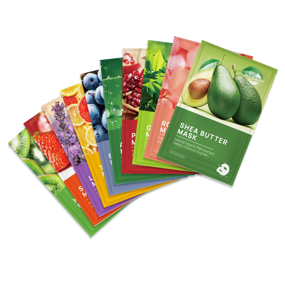 Собственная Марка, натуральный органический Увлажняющий Успокаивающий корейский растительный экстракт, косметика, листовая маска для лица