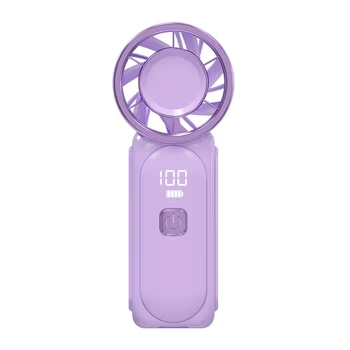 2025 New Arrival Mini Personal Fan,2025 Bulk Mini Fan, Handheld Portable Turbo Fan with KC Battery