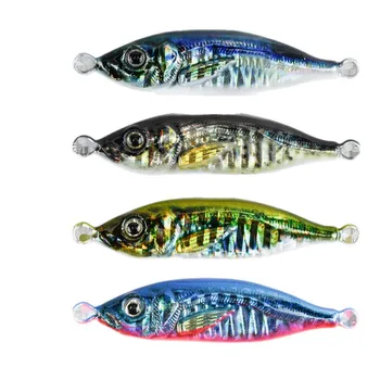 3D Printed S-Shape Luminous Metal Jig Long Cast Sea Fishing Lure for Mackerel Bass – Metal Jig – view 3