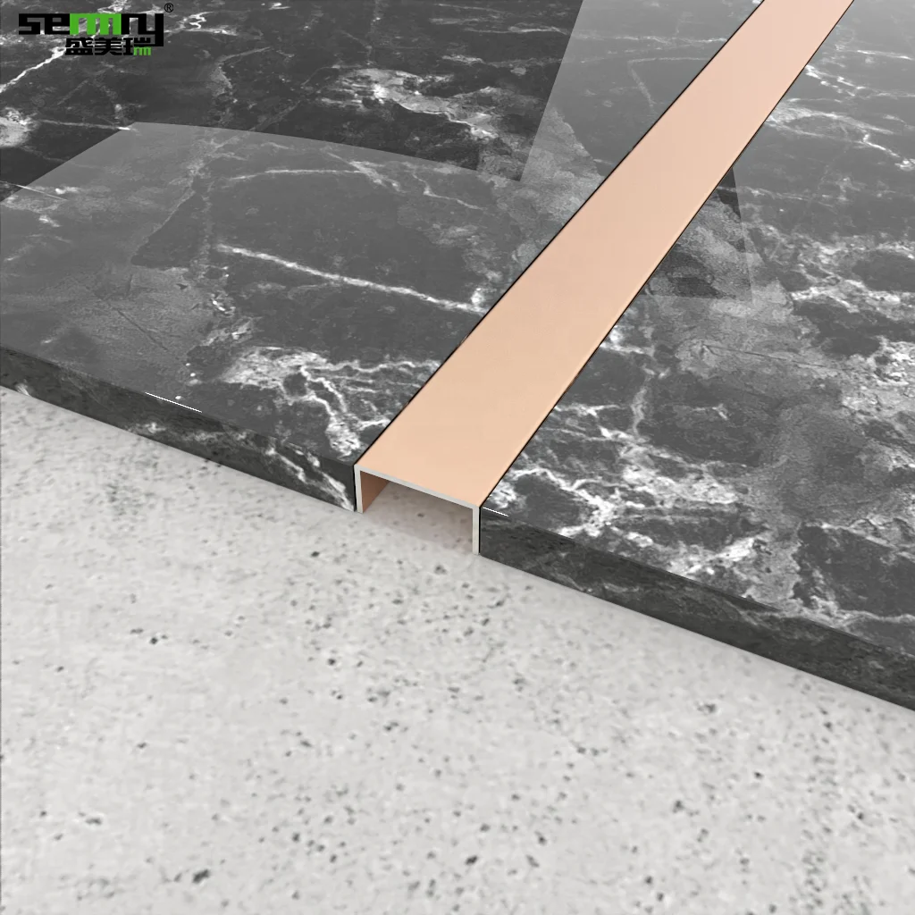 Hot Newest High Quality Edge Trim Ceramic Aluminium Tile Trim Strips Large Quantity in Stock U Channel
