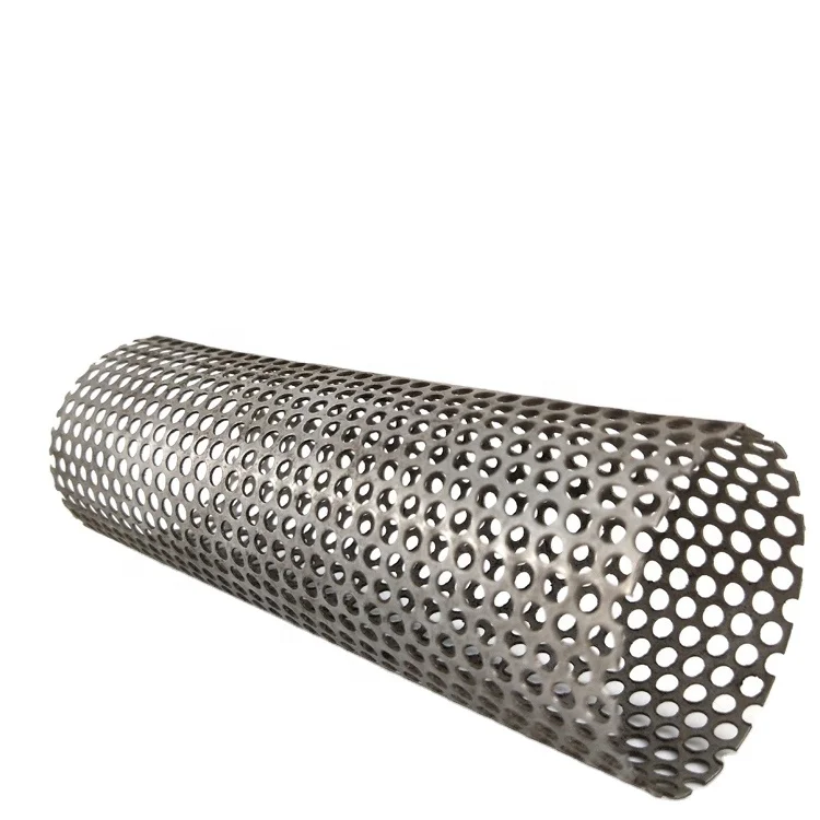 Dongjie Free Sample Service Stainless Steel Perforated Metal Mesh Air Filter Cylinders Round 37-1950 Micron