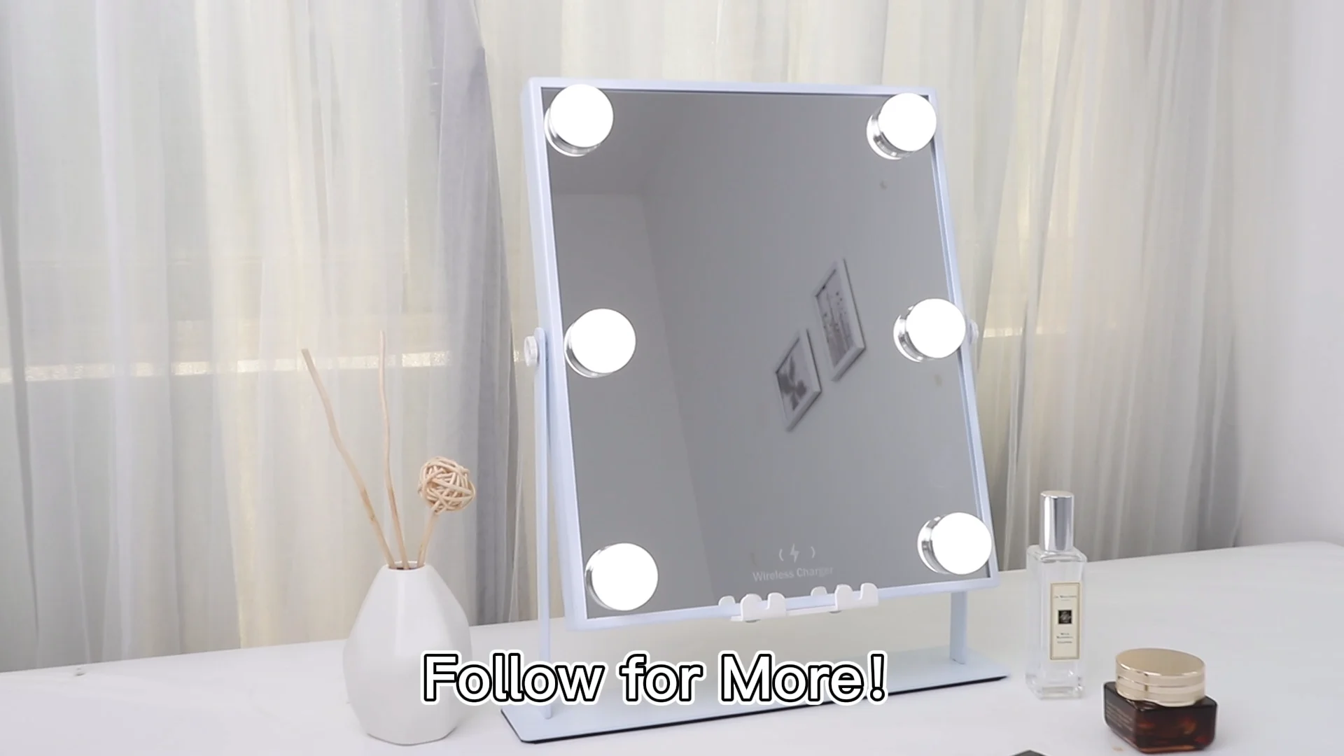 Mirror Manufacturers Smart Hollywood Hd Leds Living Room Stand White