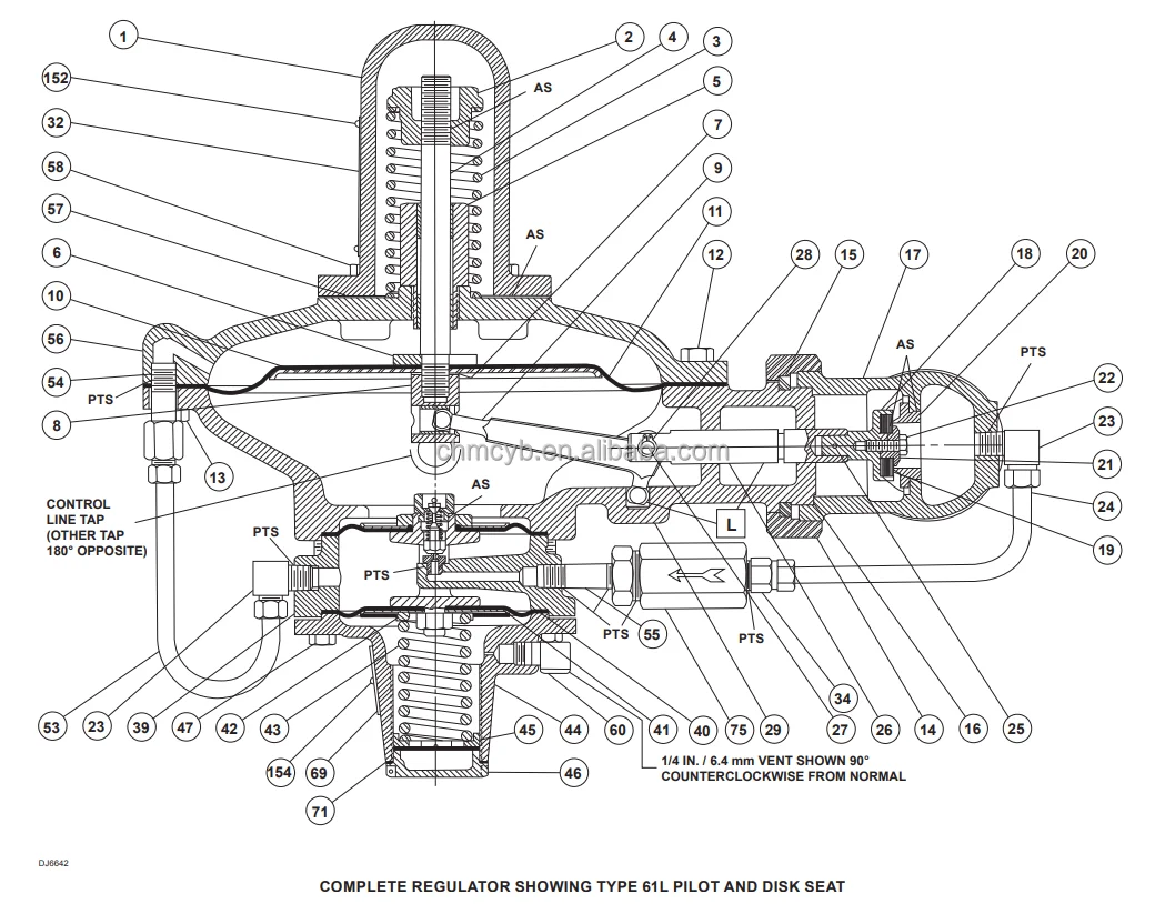 100% Original And New Fisher 99 Model Pressure Reducing Regulator ...