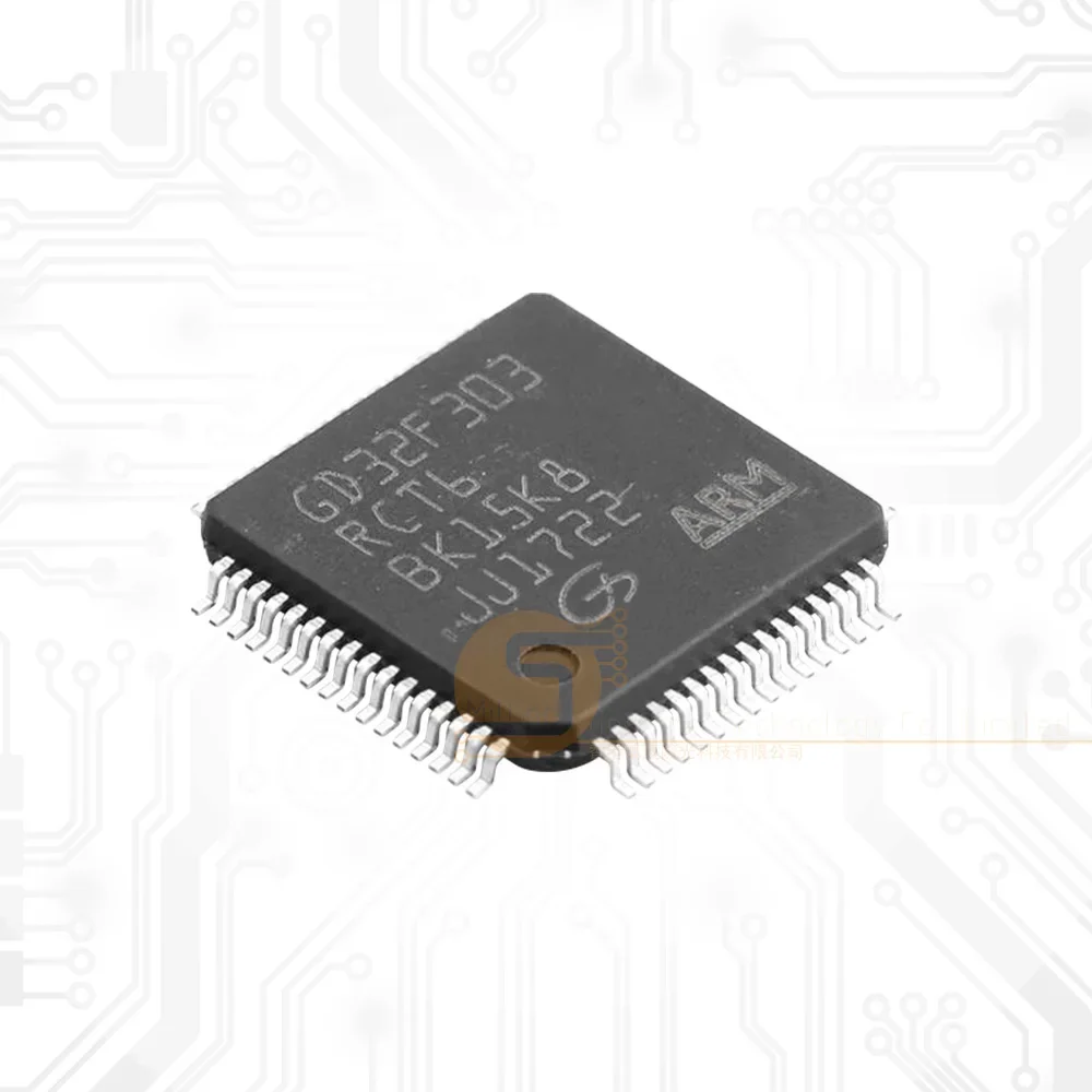 GD32F303RCT6 LQFP64 ARM Cortex-M4 Microcontroller Original IC for Industrial Control