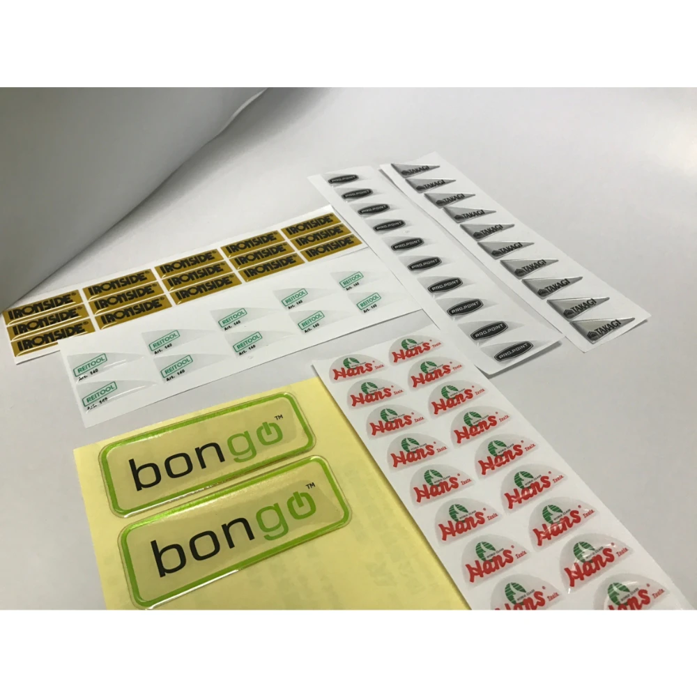 Alibaba.com: Custom brand waterproof vinyl stickers with epoxy die-cut ...