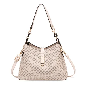 Minissimi Low MOQ Custom Pu Lattice Classic Sling Style Sac Bandouliere Customized Bags Crossbody Bag  for Women
