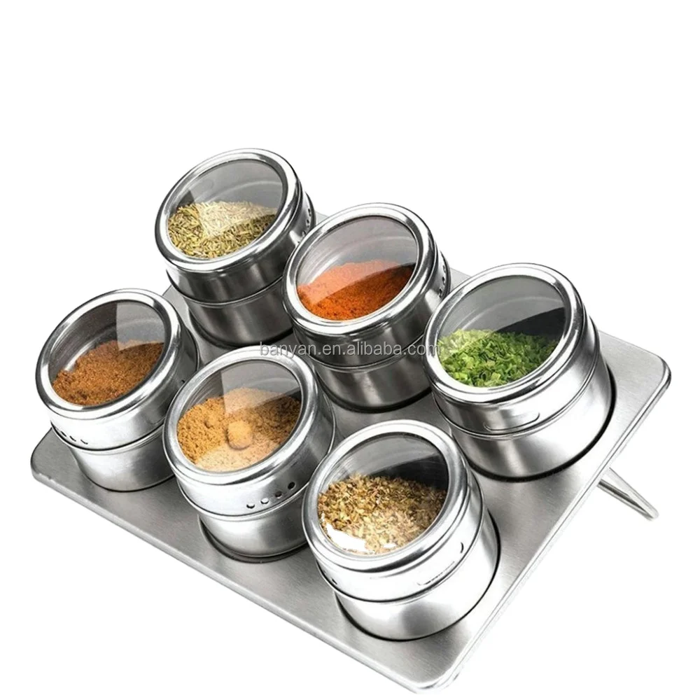 Stainless Steel Condiment 6 PCS