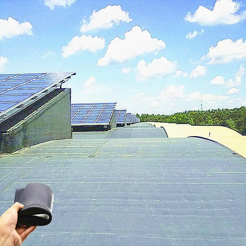 Waterstop Black Smooth 0.5mm-1.5mm EPDM Waterproofing Membrane Rubber Roofing for Foot Roof