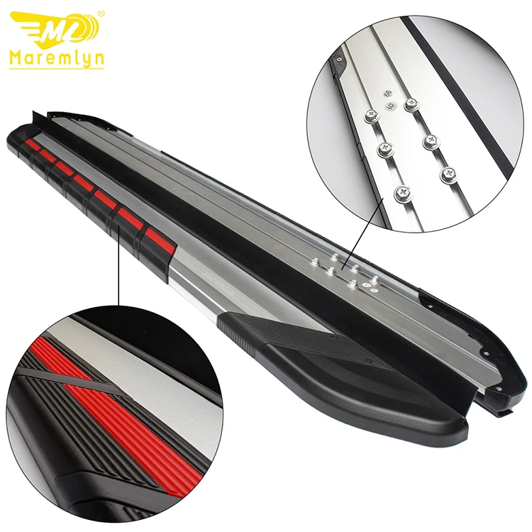Maremlyn SUV Refitting Part Step Board Bar Car Exterior Accessories Running Board Side Step for Ssangyong Rexton W G4