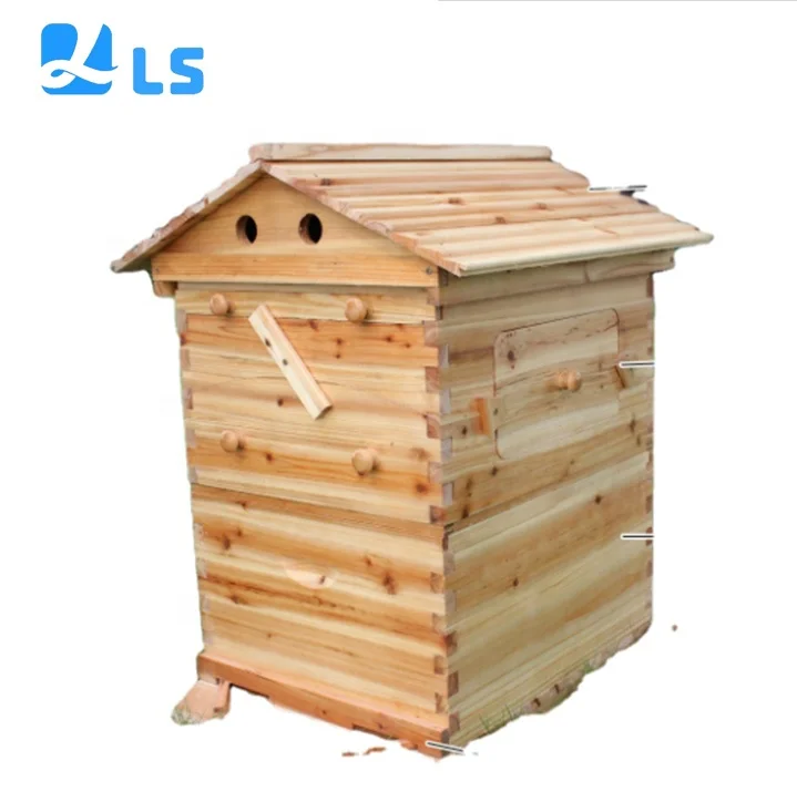 Low Price Automatic Honey Flowing Bee House 7 Auto Frames Apiculture