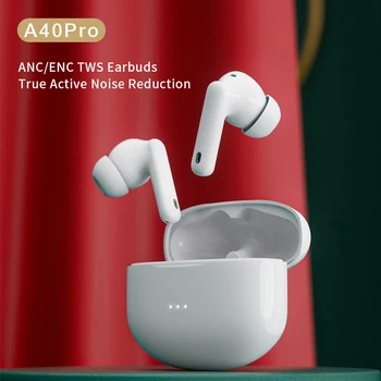 2022 Amazon Hot Selling HWD New Model Anc Earbuds Type-C Charging White Black Bt Wireless Earphones A40 Pro
