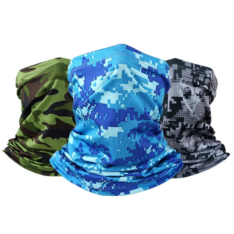 Оптовая продажа дышащий Шелковый шею с охлаждением льда камуфляж ветрозащитный спортивный для летнего