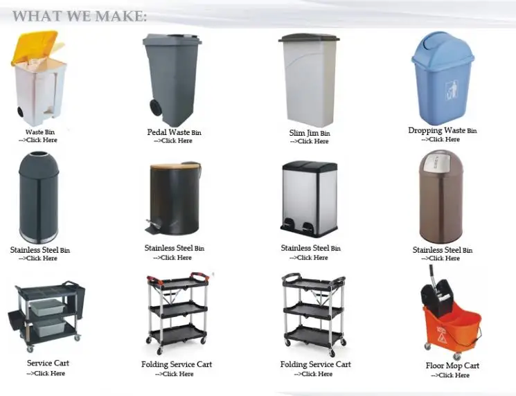 White Kitchenware Collection Trolley Food Service Trolley Fold Cart
