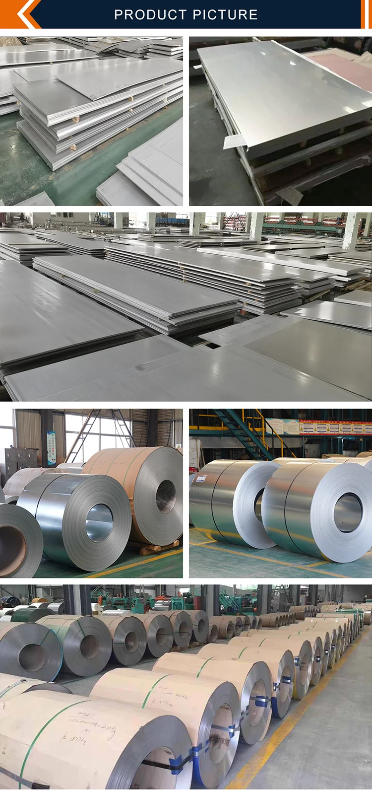 Cold Rolled ASTM AISI 201 202 301 304 316  Stainless Steel Coil/Strip/Plate/Sheet Price Per Kg Stock