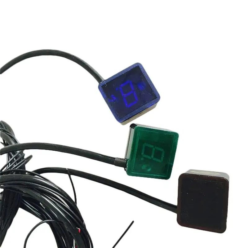 Motorcycle Gear Indicator Motorcycle Universal Shift Lever Sensor Gear Display Digital LED Indicator