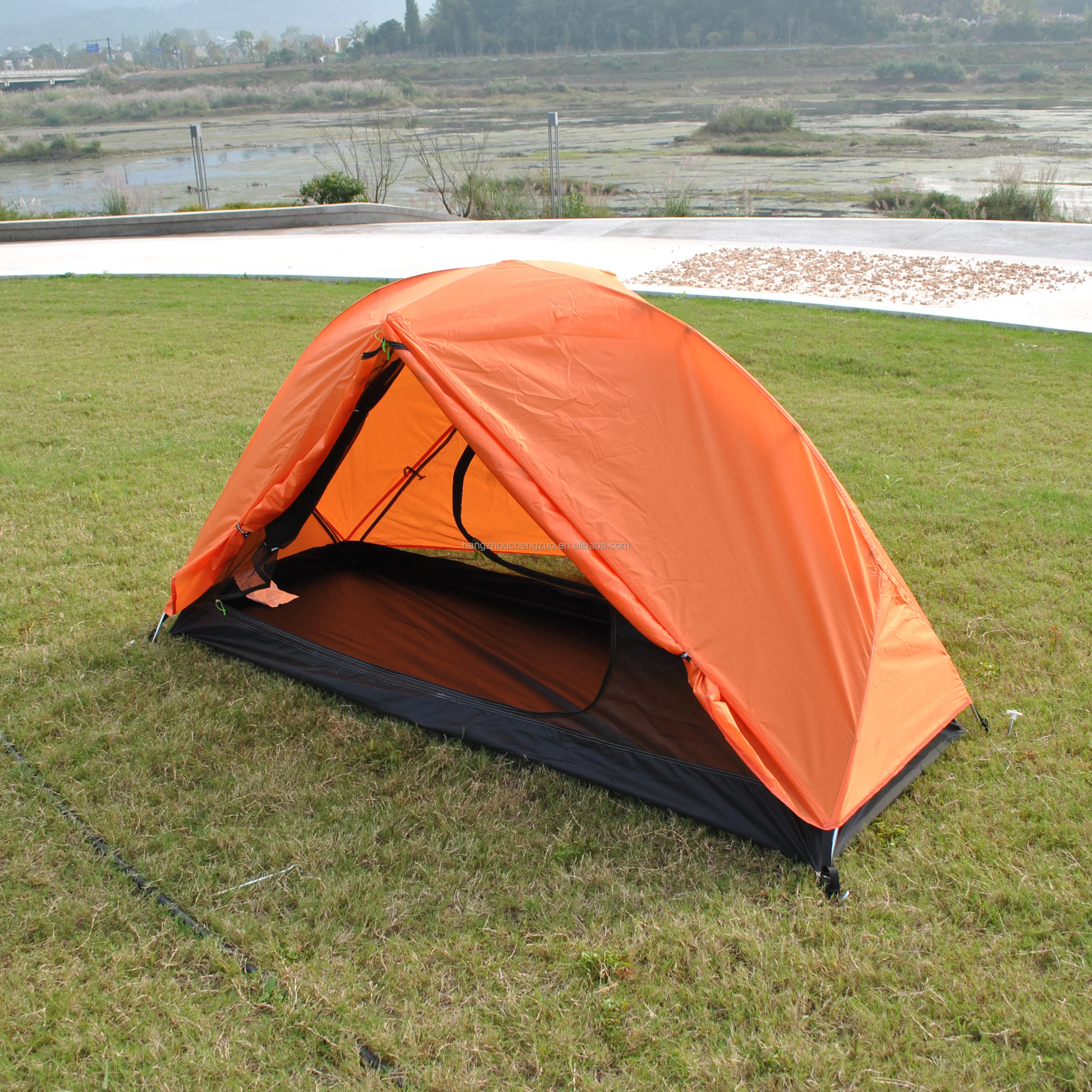 Orange MSR Hubba Hubba NX 1 Person Ultralight Tent