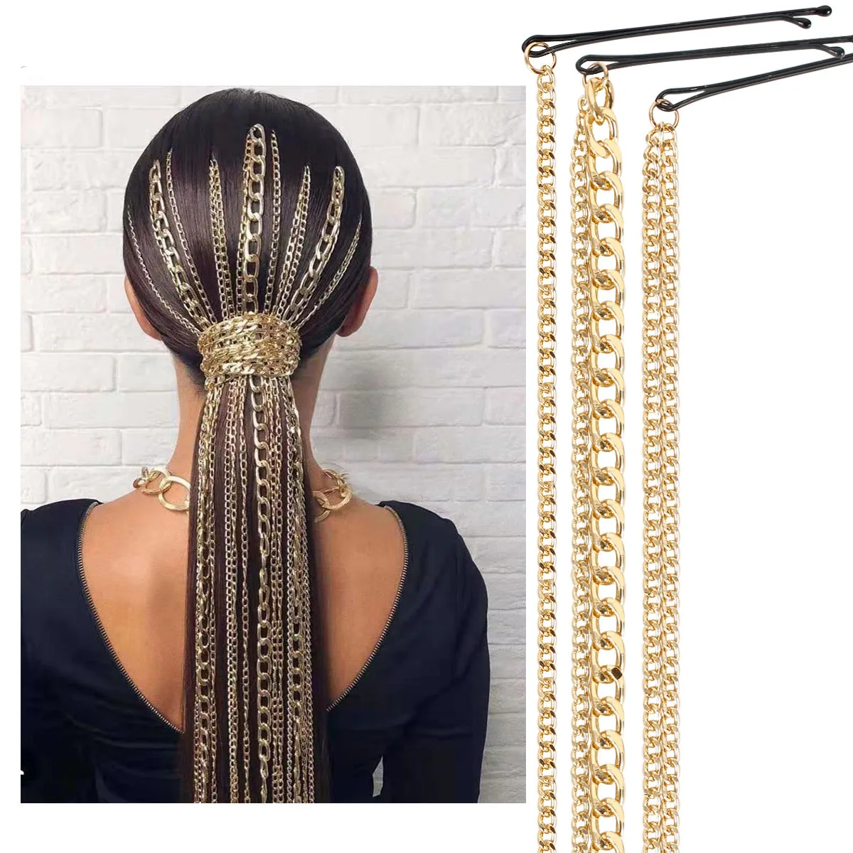 Wedding Pearl Hair Chain, Pearl Headband, Pearl Hair Accessories, Custom  Chain: Silver, Gold, Rose Gold, Style 304
